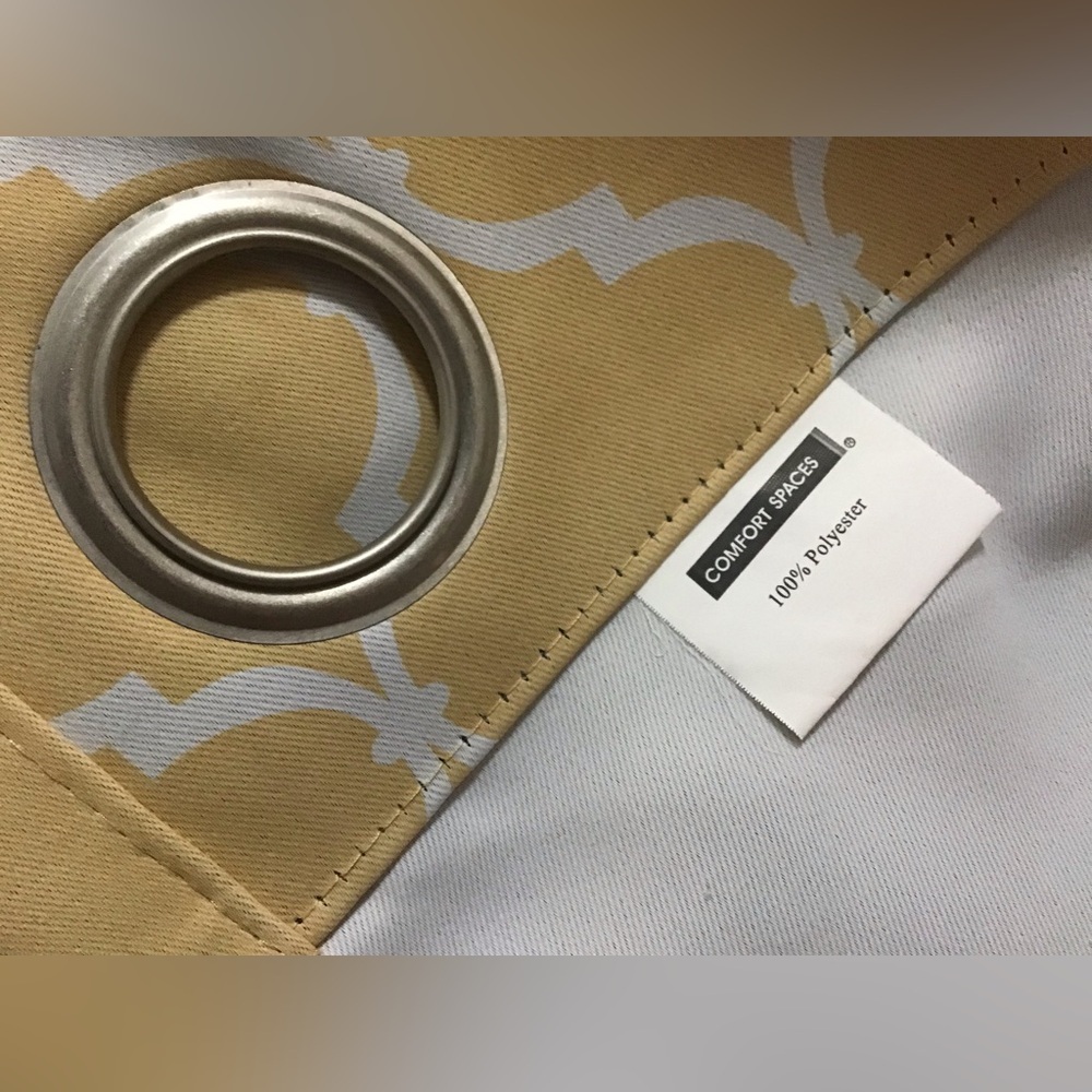 Yellow Blackout Curtains 96’ L x 50’ W x4 - Picture 4 of 4